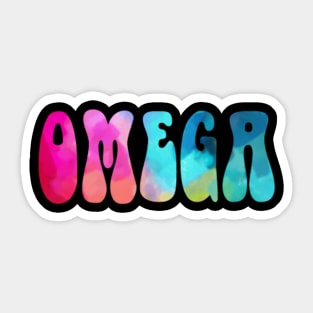 Omega Vibez Sticker